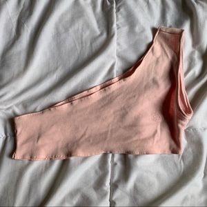 diy ralph lauren one shoulder crop